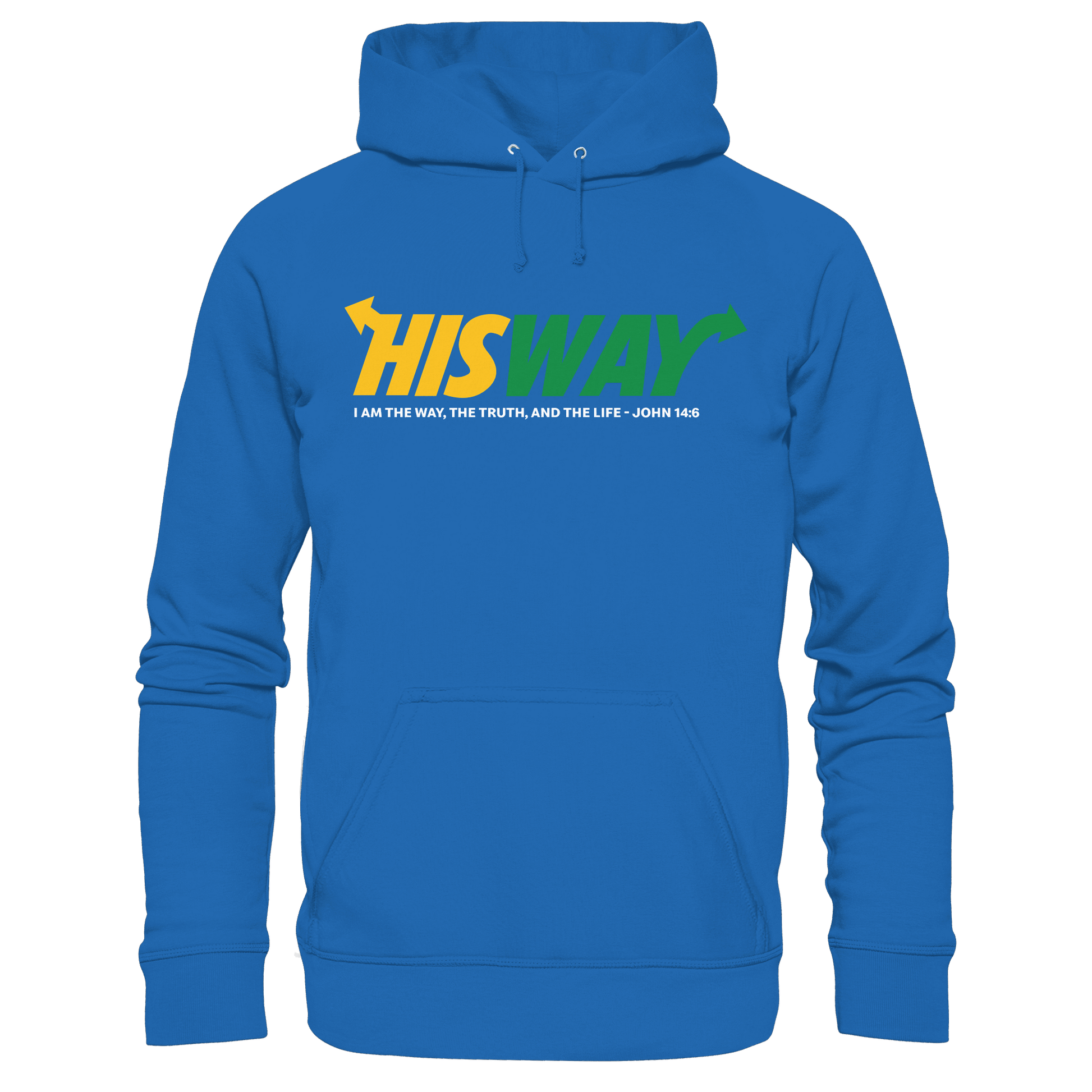 His Way – John 14:6 | Christliches Statement Design mit Johannes 14,6 - Kids Premium Hoodie