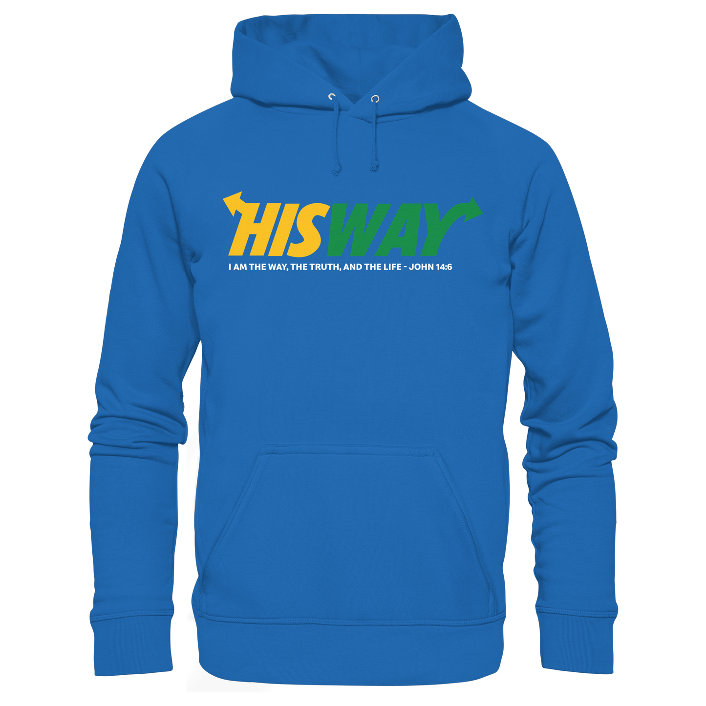 His Way – John 14:6 | Christliches Statement Design mit Johannes 14,6 - Kids Premium Hoodie