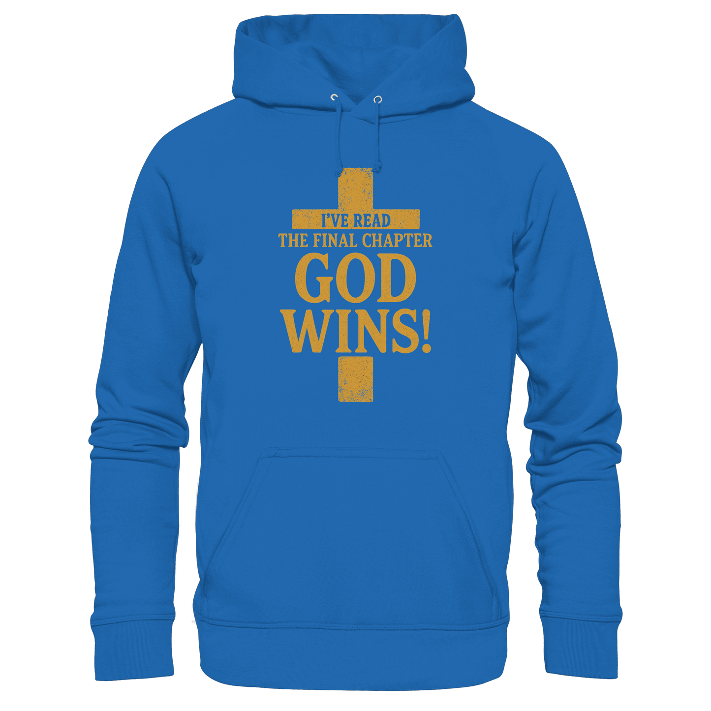GOD WINS – Das Ende steht fest | Christliche Kleidung & Geschenke im Kreuz-Design - Kids Premium Hoodie