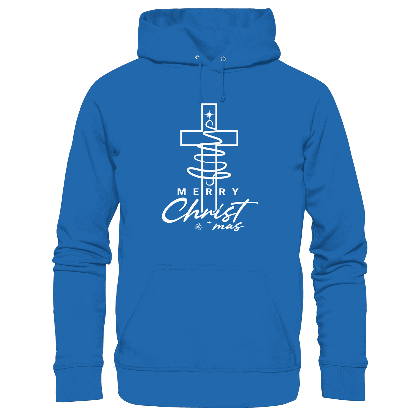 Kreuz und Christbaum – Merry Christ*mas Design - Kids Premium Hoodie