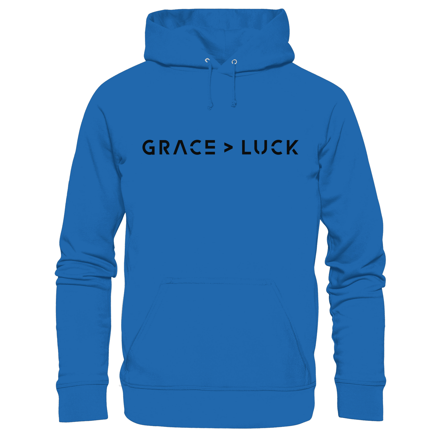 Grace > Luck | Christliches Design über Gottes Gnade - Kids Premium Hoodie