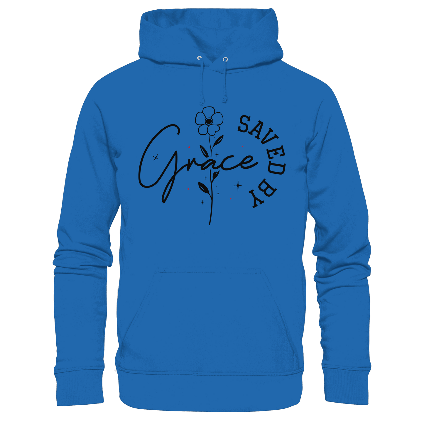 Saved by Grace – ein schlichtes Design mit tiefer Botschaft - Kids Premium Hoodie