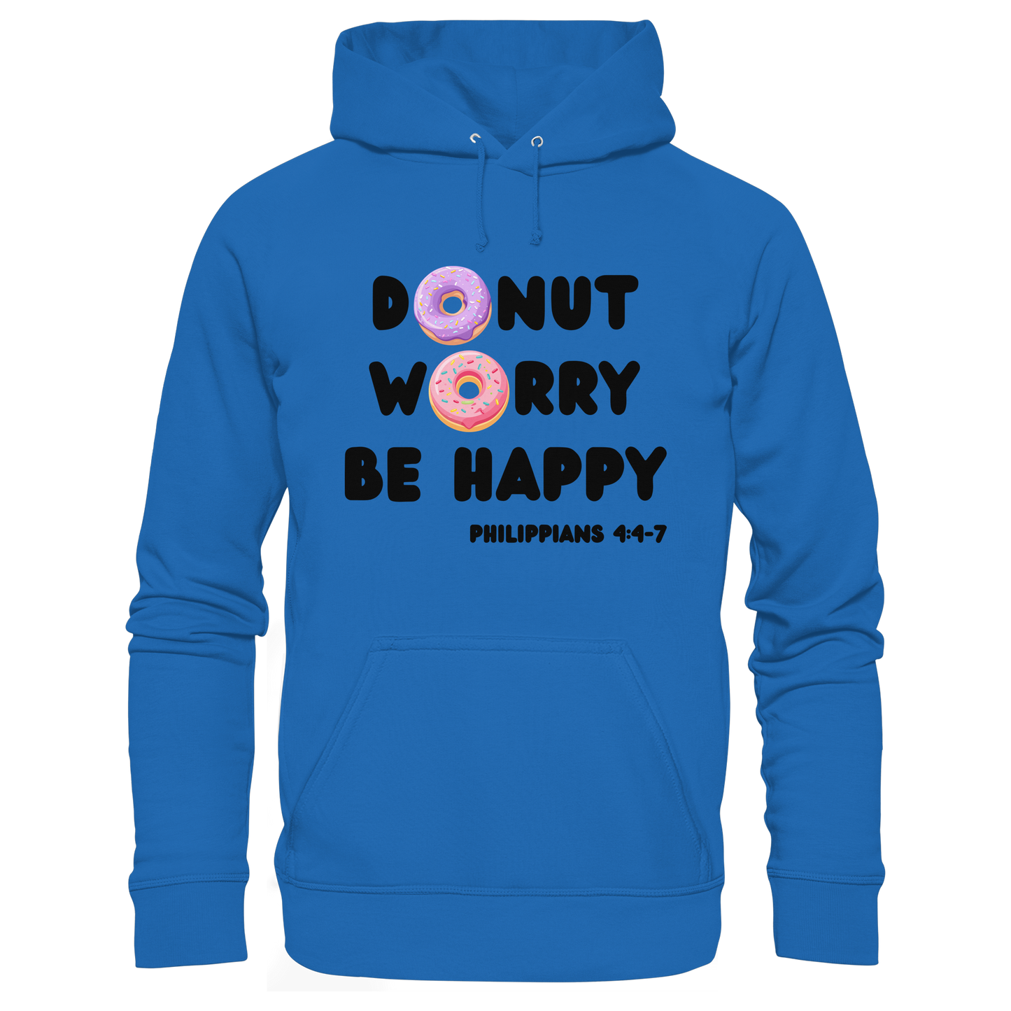 Donut Worry, Be Happy – Philipper 4,4–7 | Christliches Donut Design - Kids Premium Hoodie