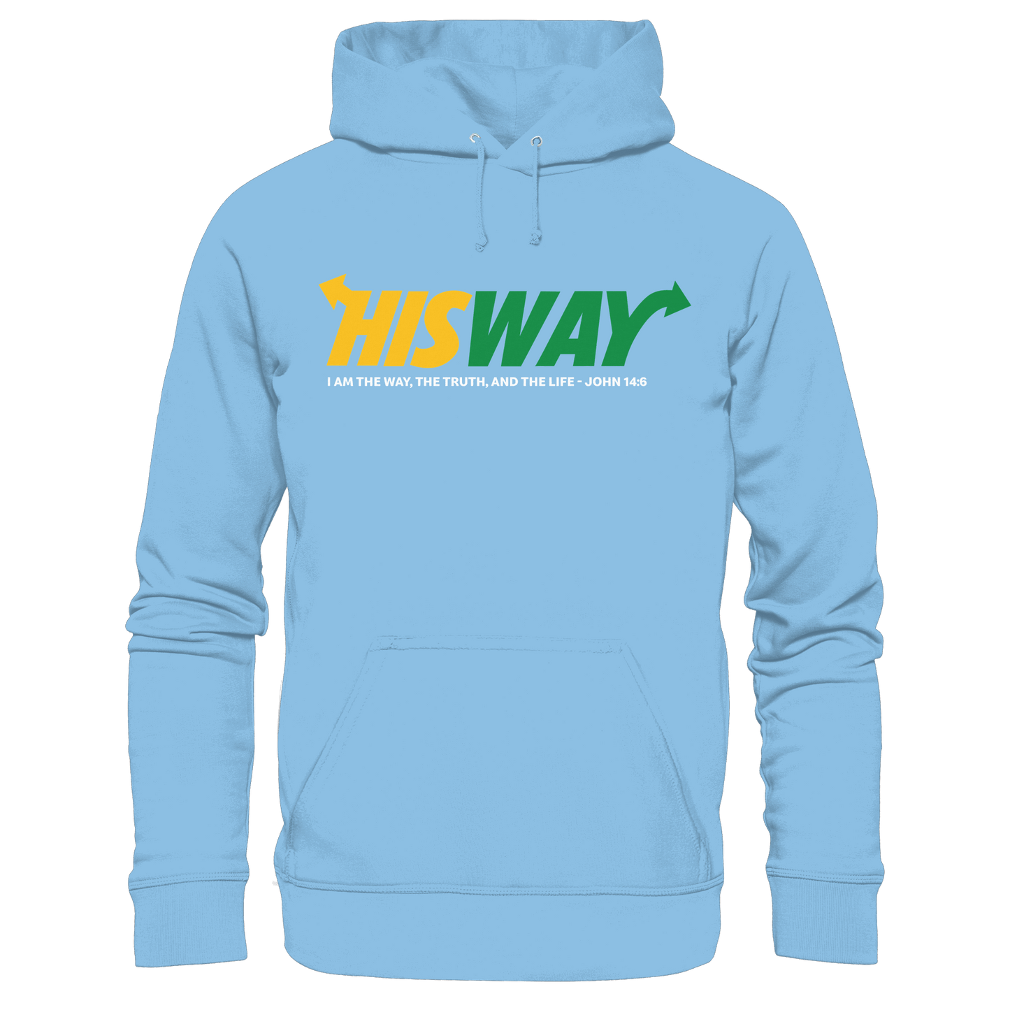 His Way – John 14:6 | Christliches Statement Design mit Johannes 14,6 - Kids Premium Hoodie