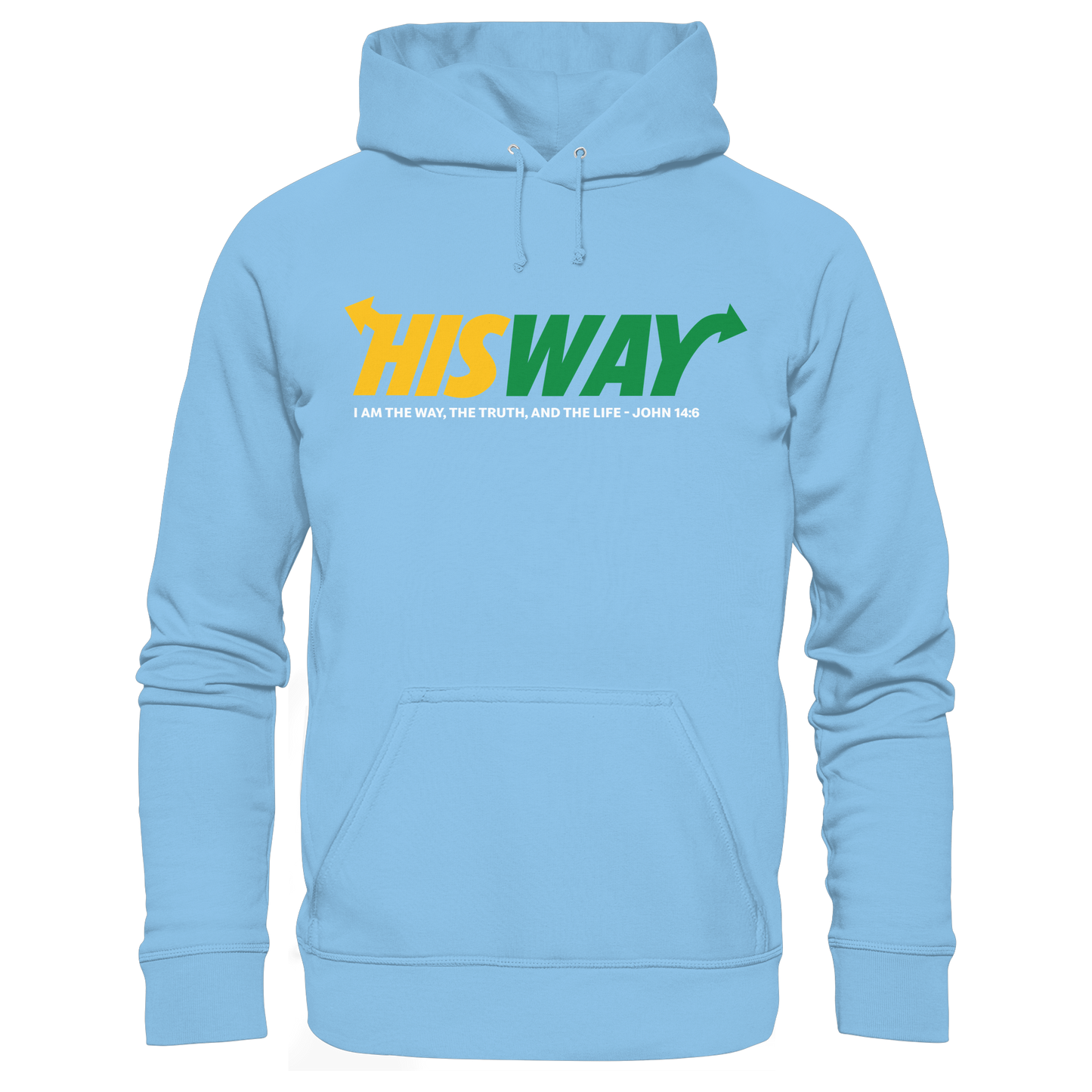 His Way – John 14:6 | Christliches Statement Design mit Johannes 14,6 - Kids Premium Hoodie