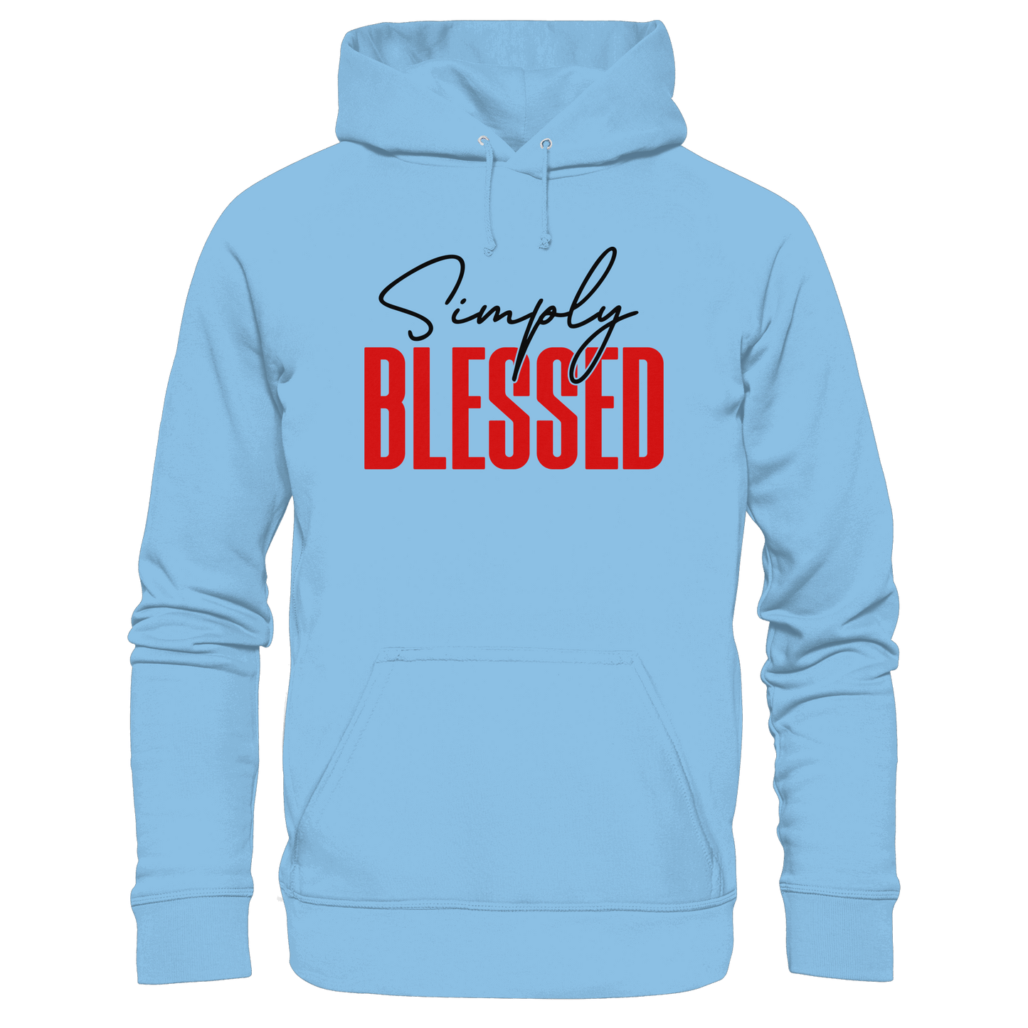 Simply Blessed | Christliches Design mit klarer Botschaft - Kids Premium Hoodie