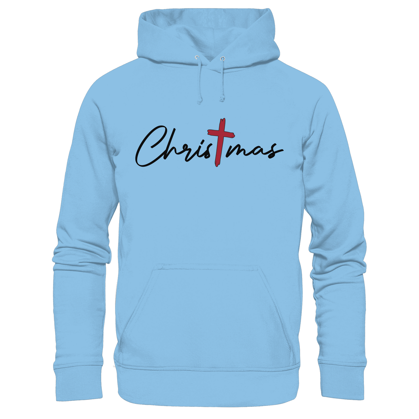 Christmas – das Kreuz im Mittelpunkt von Weihnachten | Christliches Design  - Kids Premium Hoodie