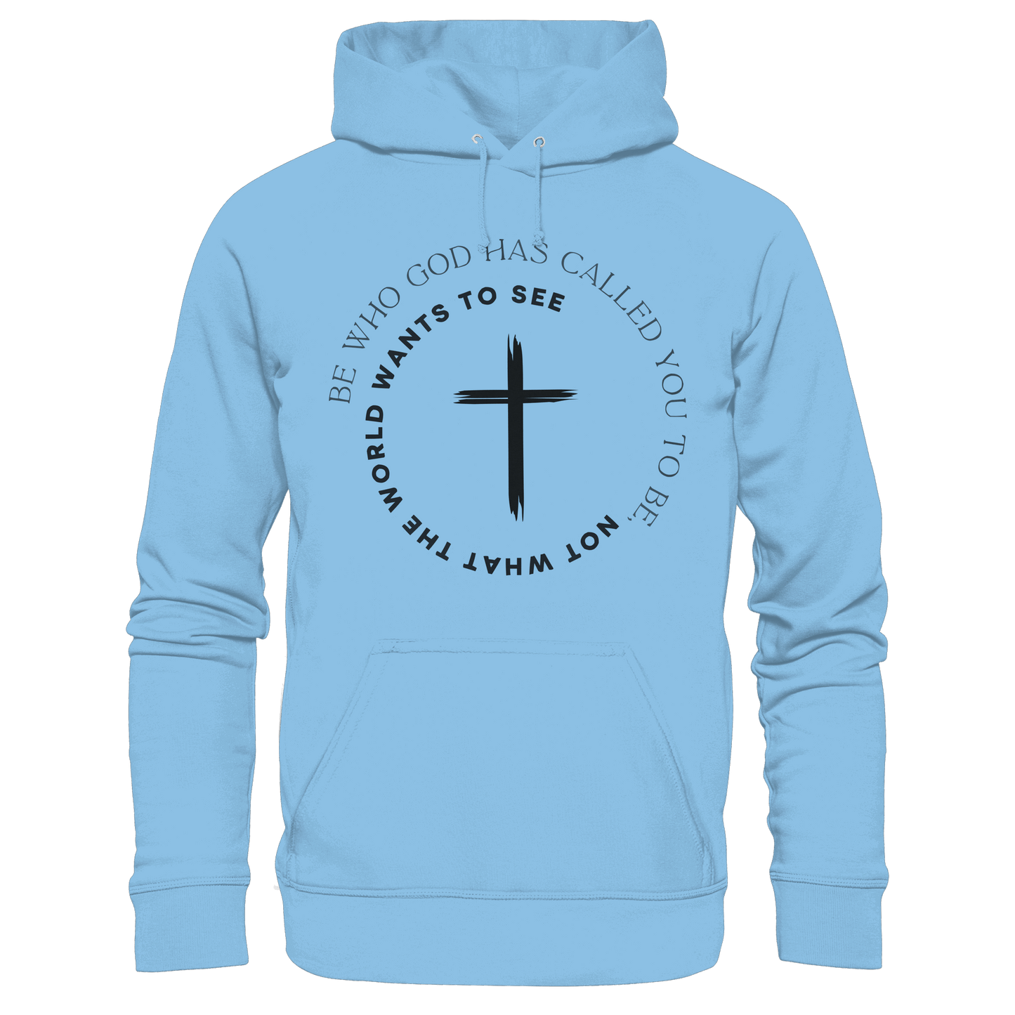 Be Who God Called You To Be – Cross Statement Design - Kids Premium Hoodie