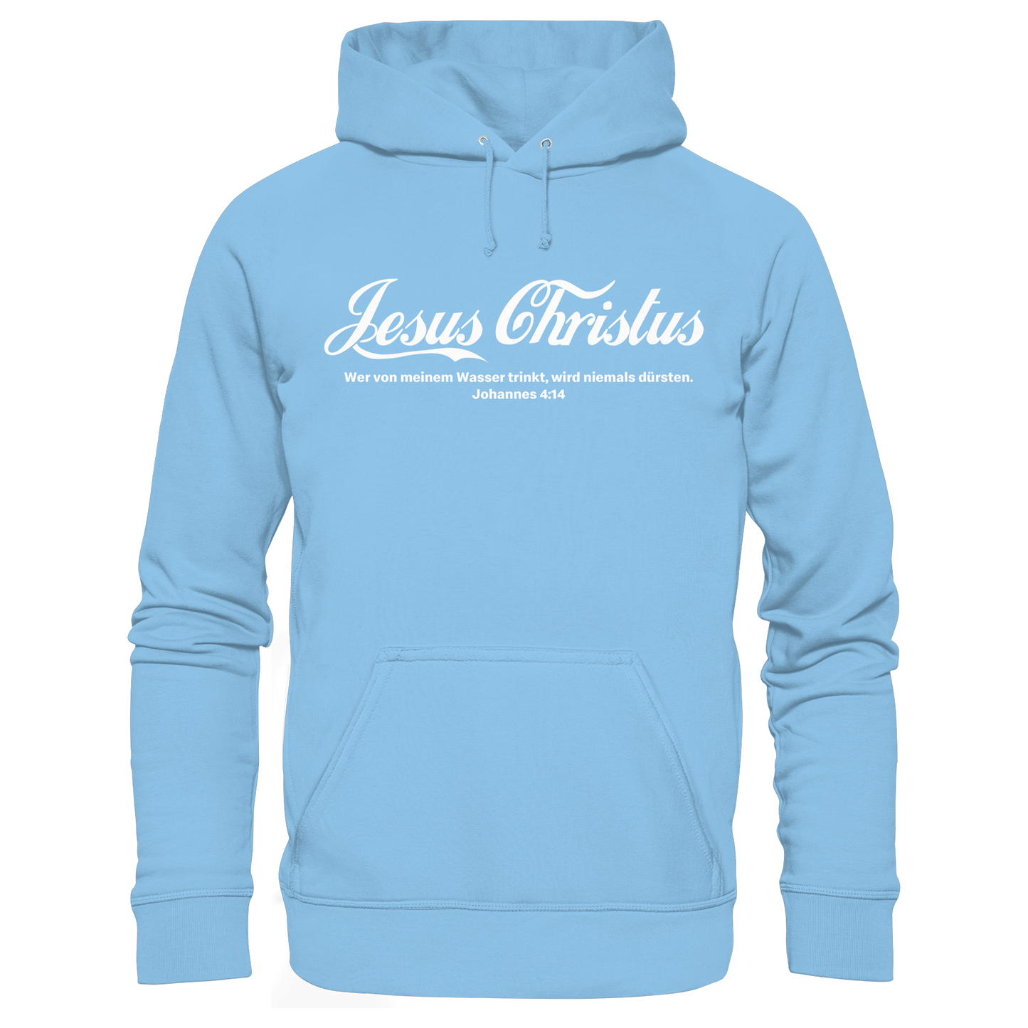 Jesus Christus – Johannes 4,14 | Christliches Statement Design „Lebendiges Wasser“ - Kids Premium Hoodie