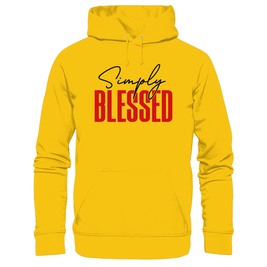 Simply Blessed | Christliches Design mit klarer Botschaft - Kids Premium Hoodie