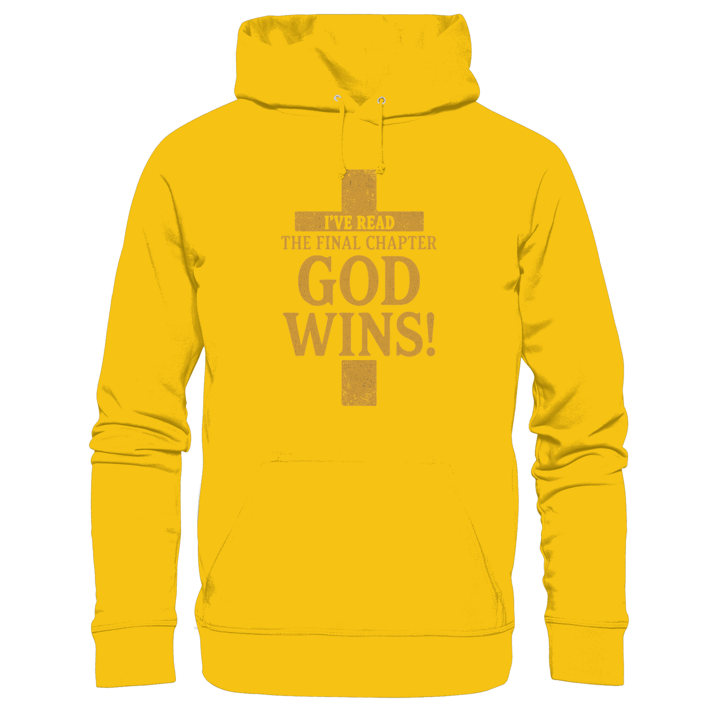 GOD WINS – Das Ende steht fest | Christliche Kleidung & Geschenke im Kreuz-Design - Kids Premium Hoodie
