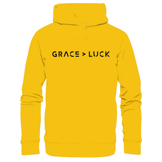 Grace > Luck | Christliches Design über Gottes Gnade - Kids Premium Hoodie