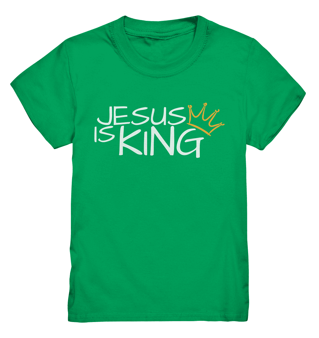 Jesus is King – Eine kraftvolle Botschaft des Glaubens | Christliche Kleidung - Kids Premium Shirt