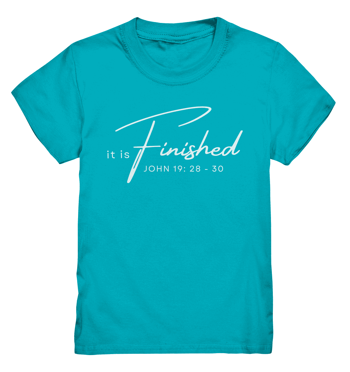 Es ist vollbracht: Inspiriert von Johannes 19 - Kids Premium Shirt