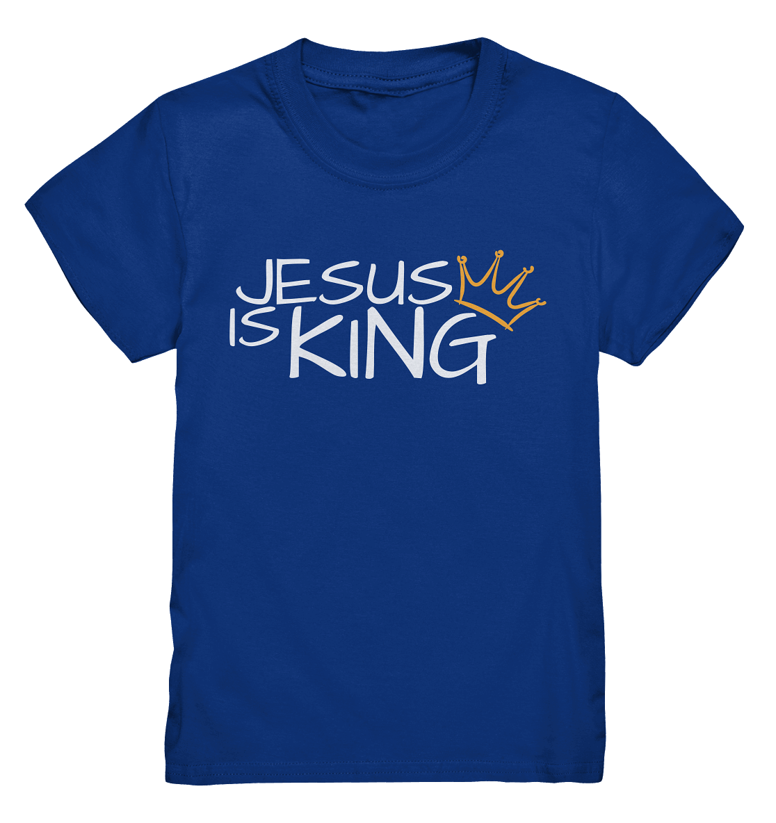 Jesus is King – Eine kraftvolle Botschaft des Glaubens | Christliche Kleidung - Kids Premium Shirt