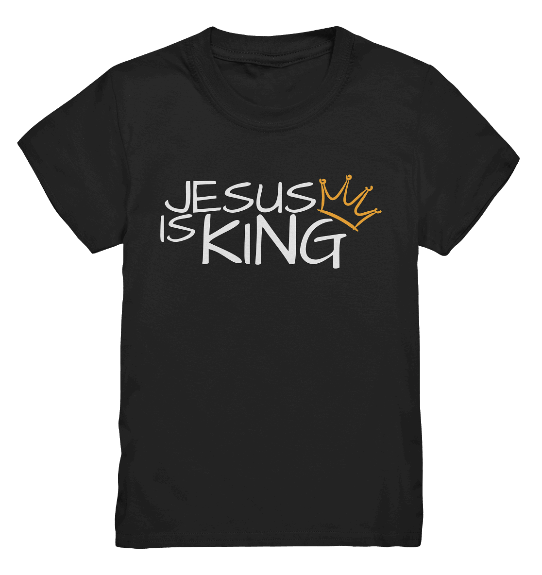 Jesus is King – Eine kraftvolle Botschaft des Glaubens | Christliche Kleidung - Kids Premium Shirt
