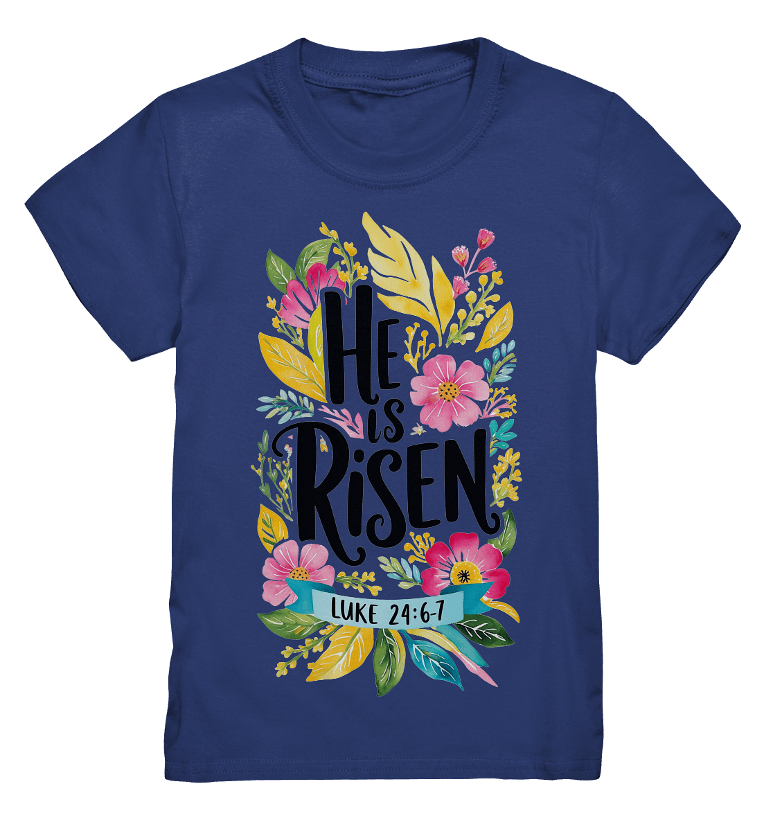He Is Risen – Die Schönheit der Auferstehung (Vorne) | Christliche Kleidung - Kids Premium Shirt