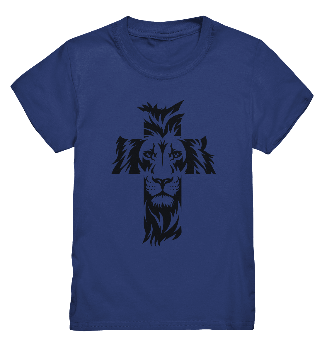 Der Löwe im Kreuz – Mut und Gnade vereint | Christliche Kleidung - Kids Premium Shirt