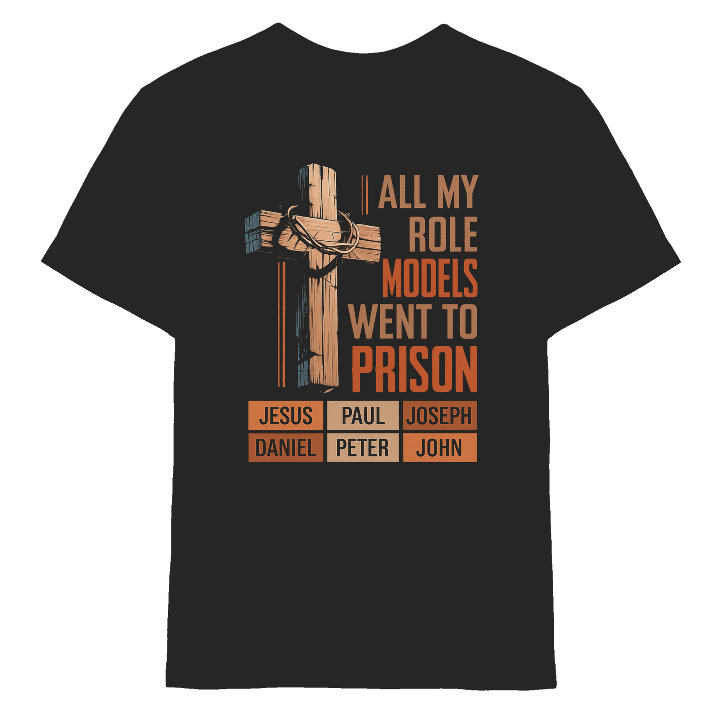 All My Role Models Went to Prison  | Christliches Design - Kids Premium Shirt