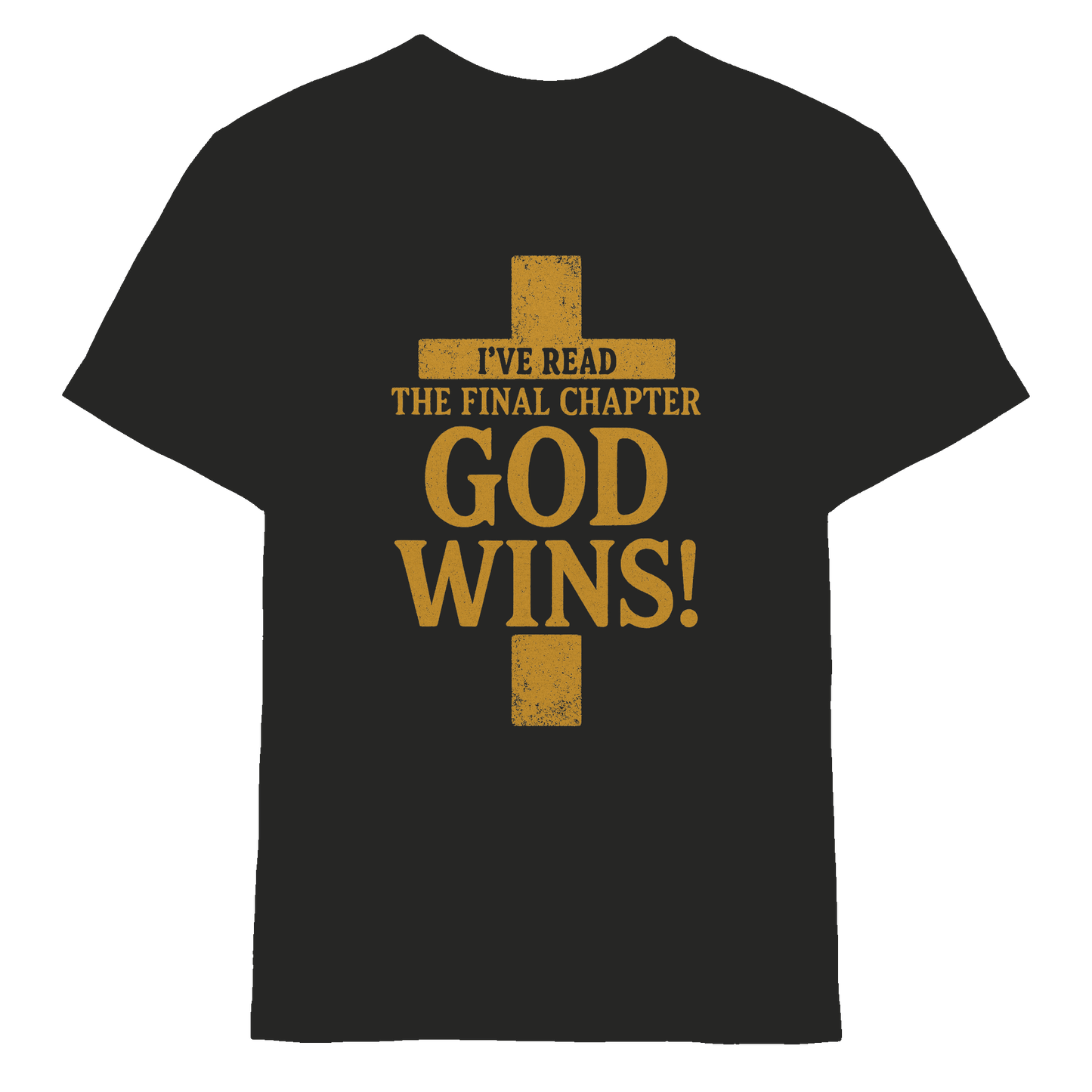 GOD WINS – Das Ende steht fest | Christliche Kleidung & Geschenke im Kreuz-Design - Kids Premium Shirt