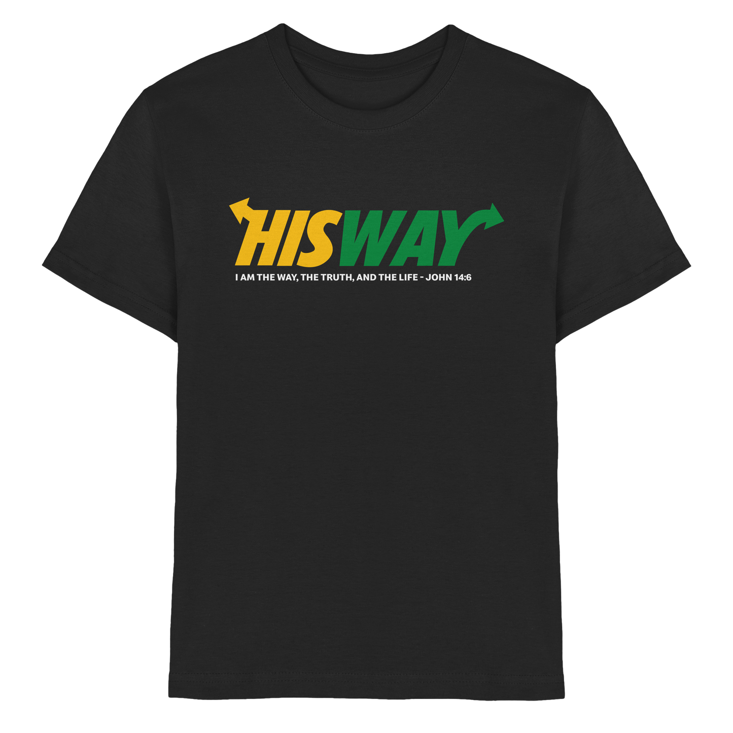His Way – John 14:6 | Christliches Statement Design mit Johannes 14,6 - Kids Premium Shirt