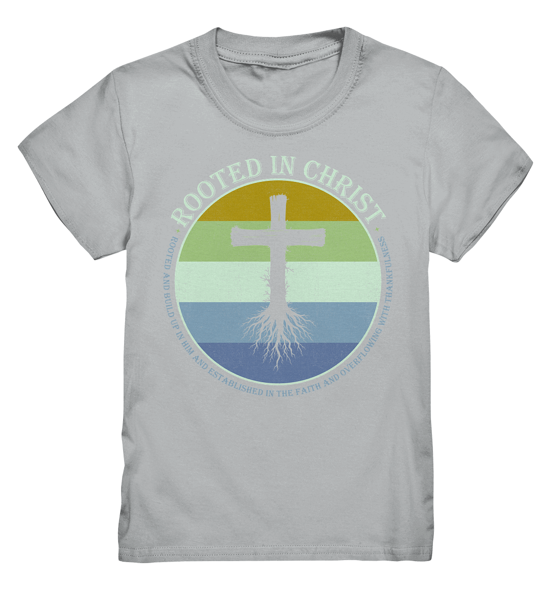 Verwurzelt in Christus | Christliche Kleidung - Kids Premium Shirt