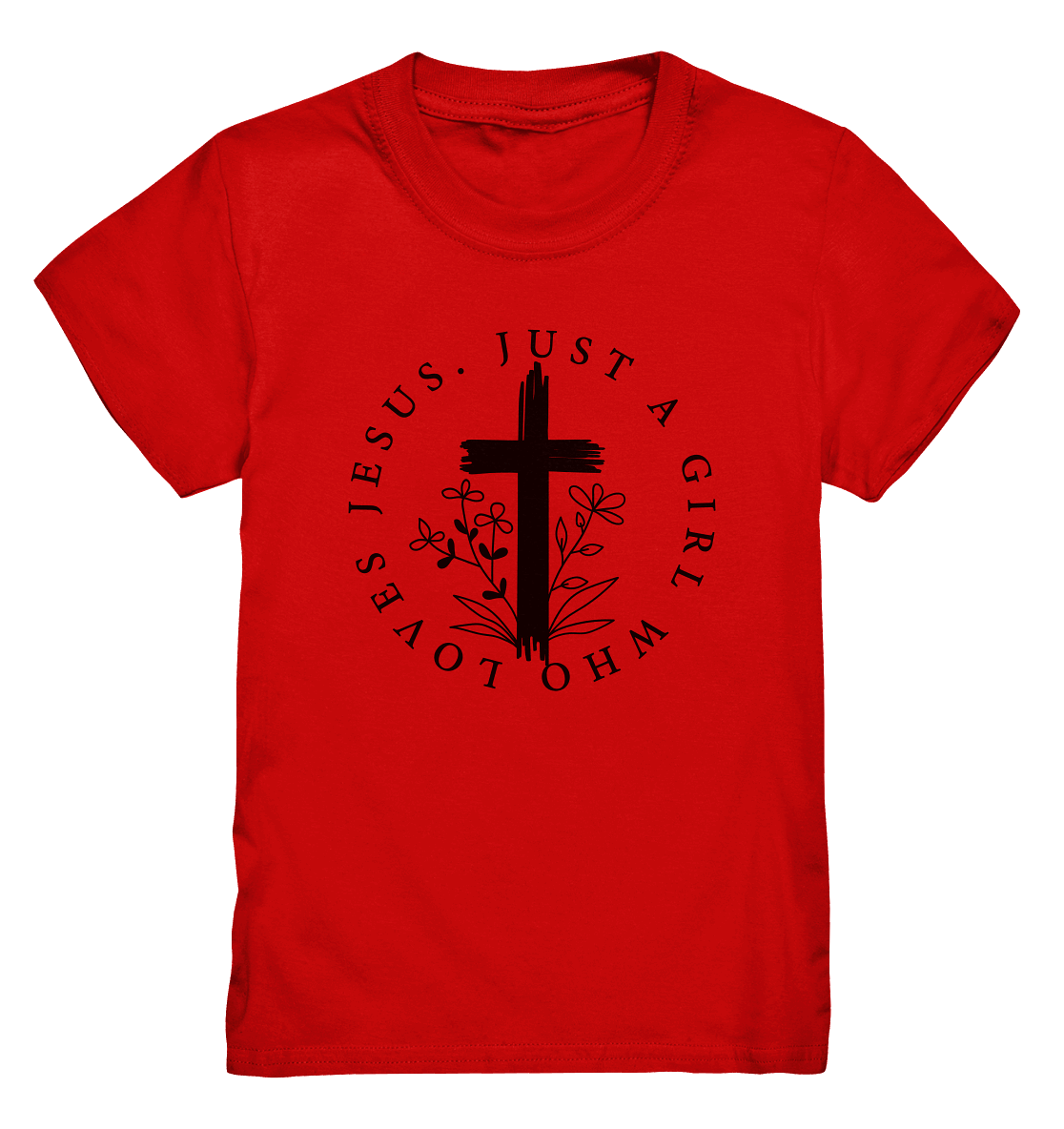 Just a girl who loves Jesus - Kids Premium Shirt