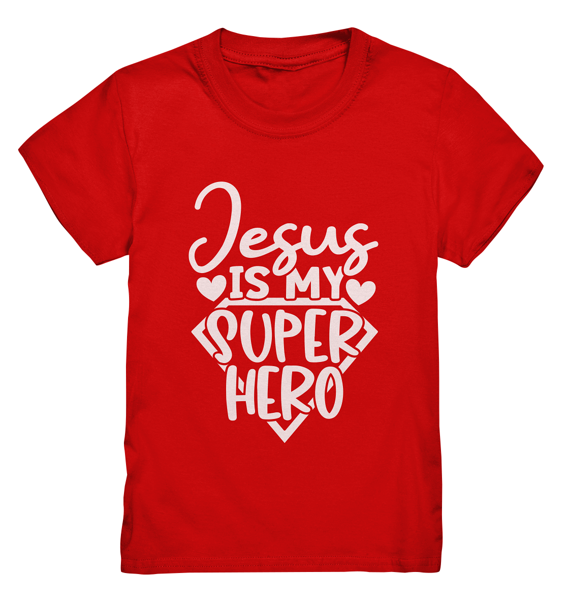 Jesus ist mein Superheld - Kids Premium Shirt