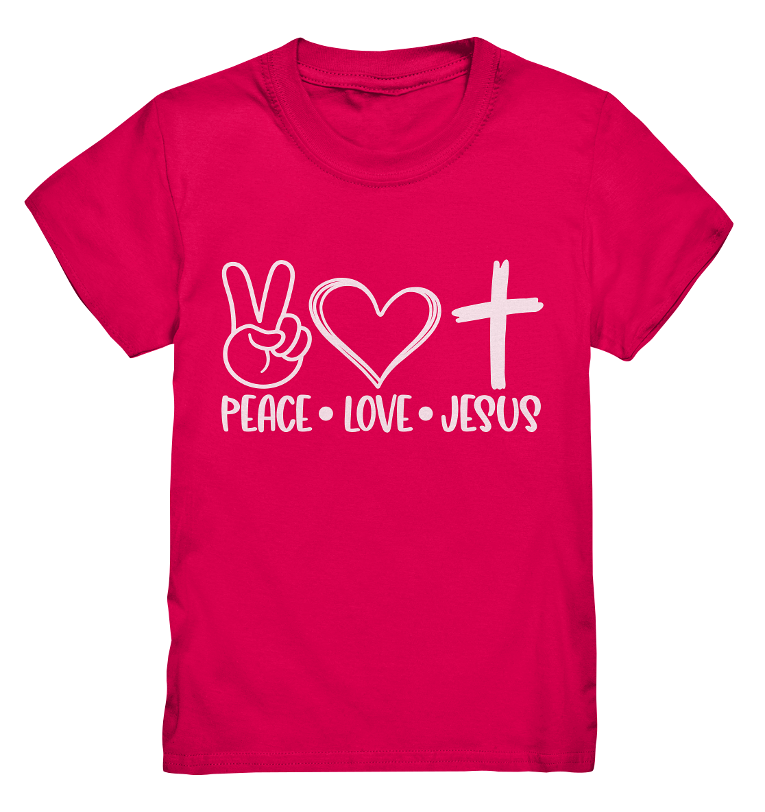 Frieden, Liebe, Jesus: Christliche Kleidungskollektion - Kids Premium Shirt