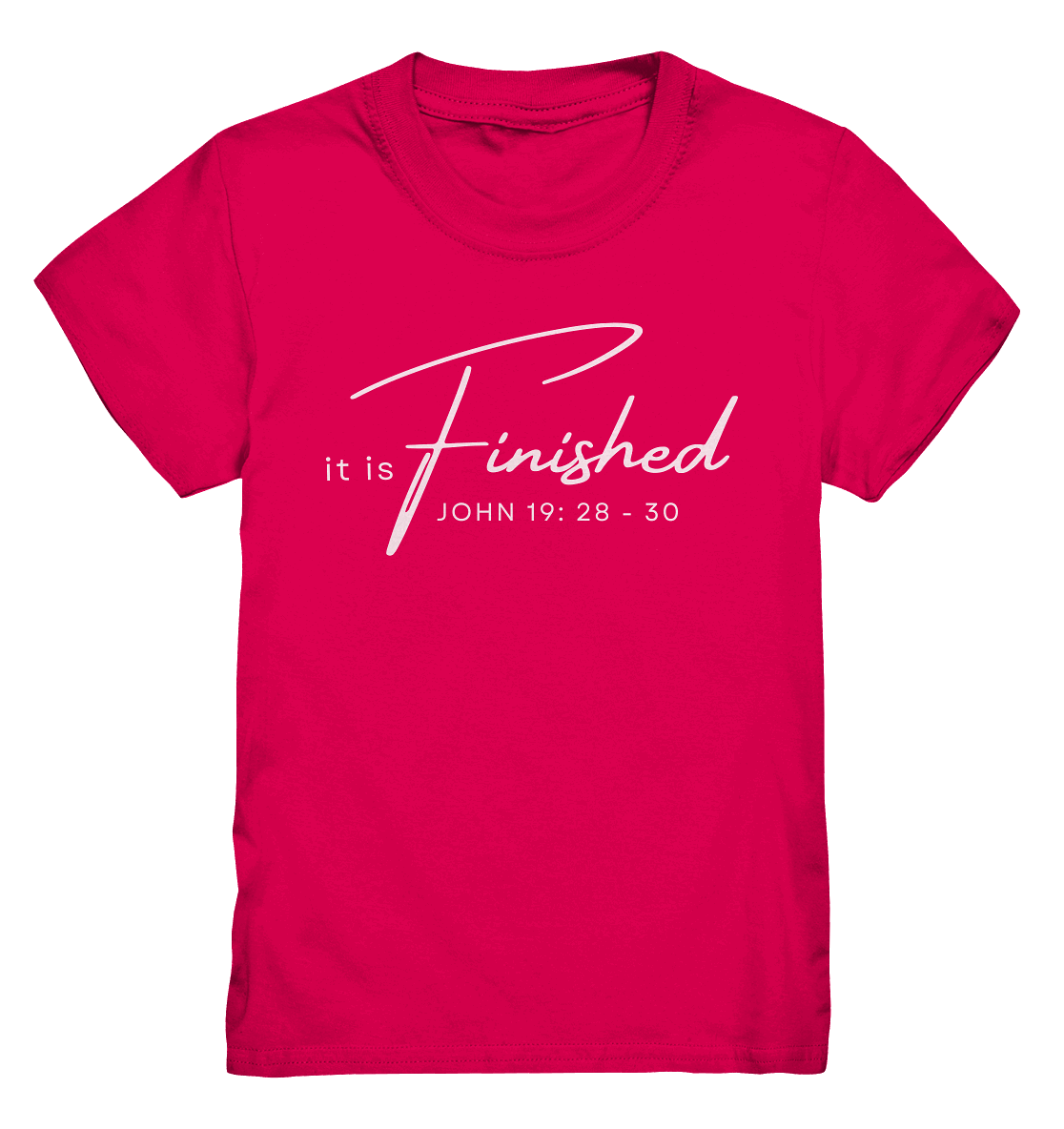 Es ist vollbracht: Inspiriert von Johannes 19 - Kids Premium Shirt