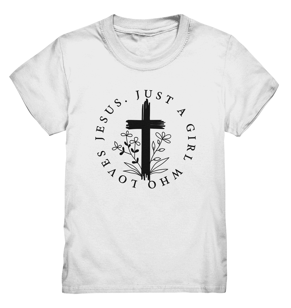 Just a girl who loves Jesus - Kids Premium Shirt