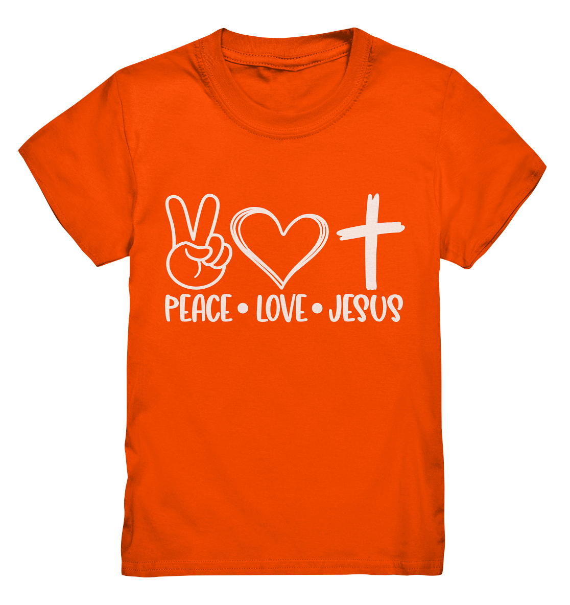 Frieden, Liebe, Jesus: Christliche Kleidungskollektion - Kids Premium Shirt