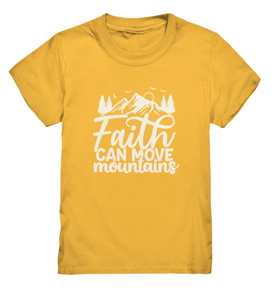 Glaube, der Berge versetzen kann - Matthäus 17:20 - Kids Premium Shirt