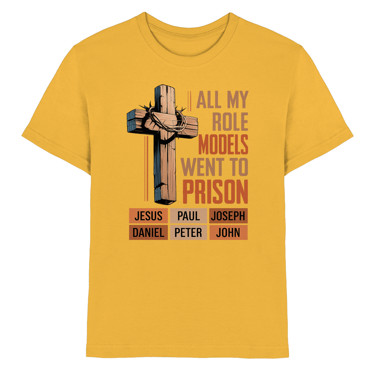All My Role Models Went to Prison  | Christliches Design - Kids Premium Shirt
