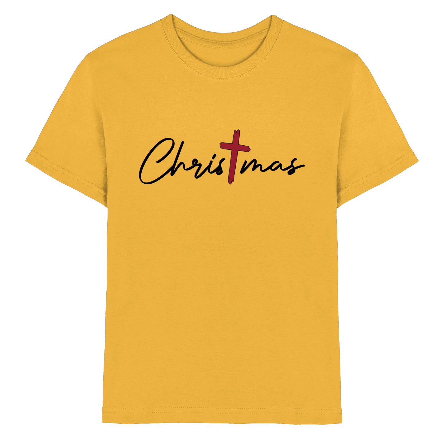 Christmas – das Kreuz im Mittelpunkt von Weihnachten | Christliches Design  - Kids Premium Shirt