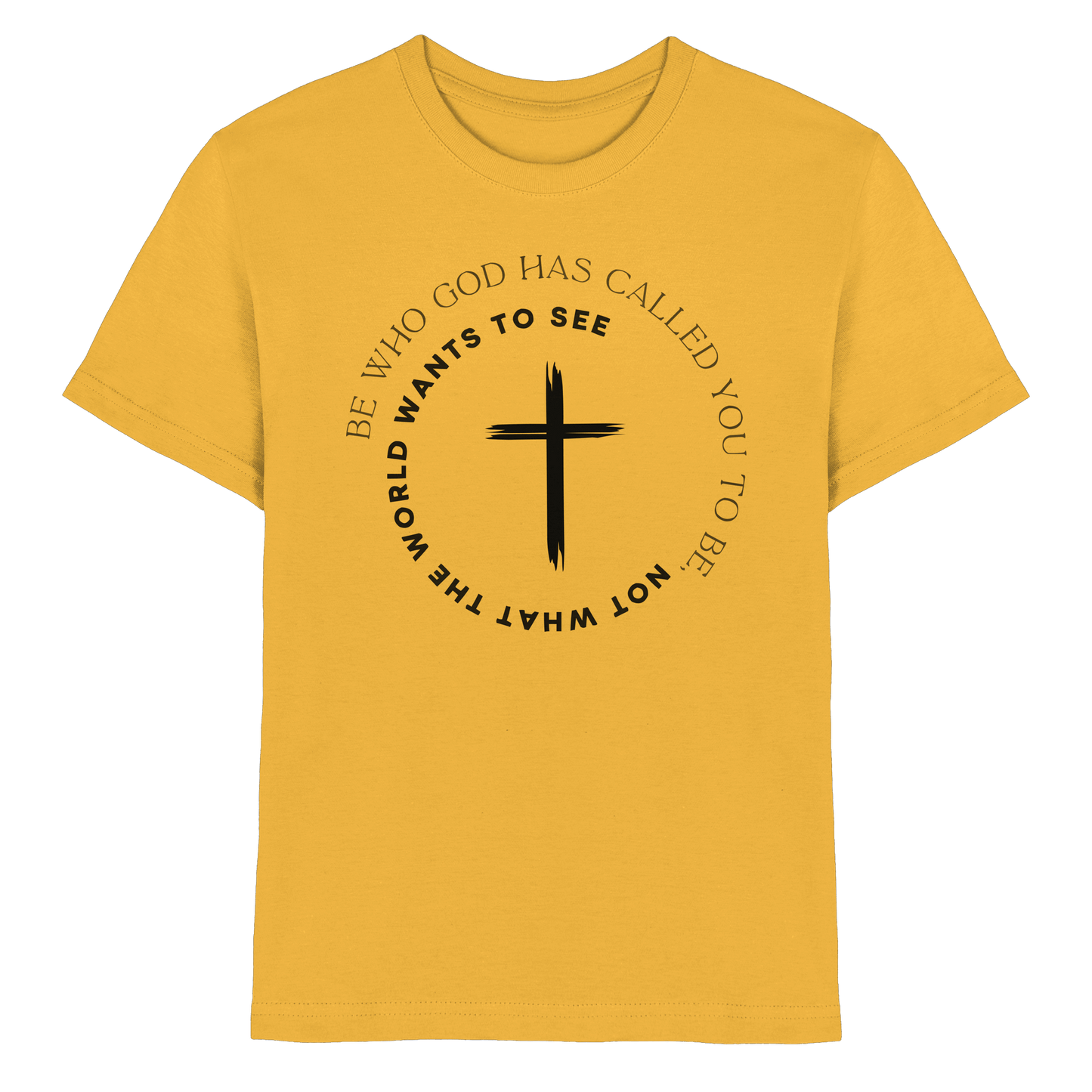 Be Who God Called You To Be – Cross Statement Design - Kids Premium Shirt