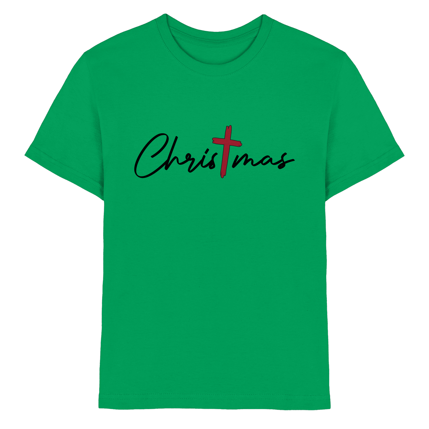 Christmas – das Kreuz im Mittelpunkt von Weihnachten | Christliches Design  - Kids Premium Shirt