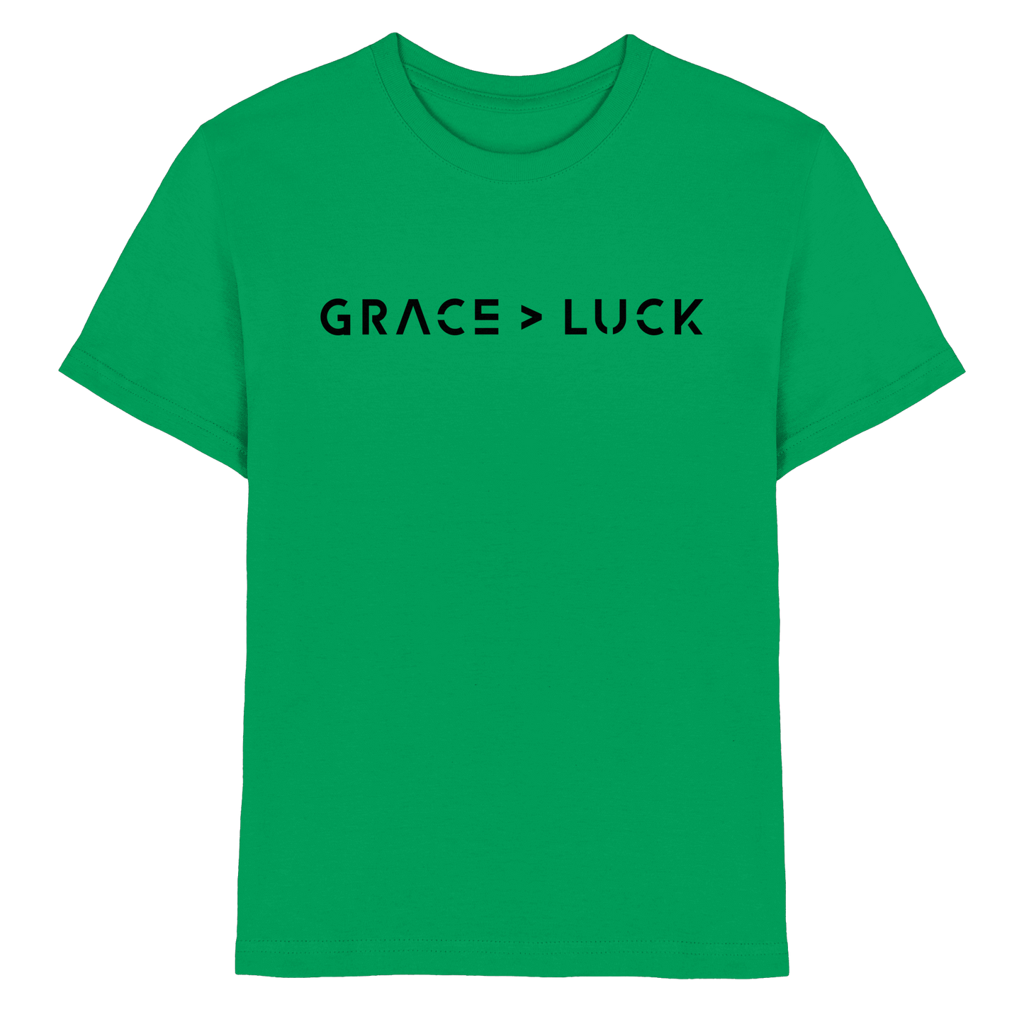 Grace > Luck | Christliches Design über Gottes Gnade - Kids Premium Shirt