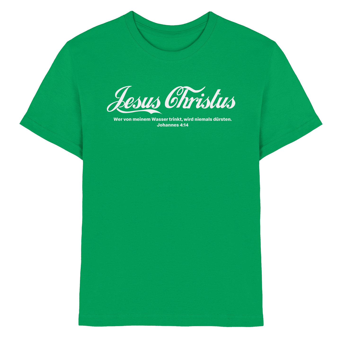 Jesus Christus – Johannes 4,14 | Christliches Statement Design „Lebendiges Wasser“ - Kids Premium Shirt