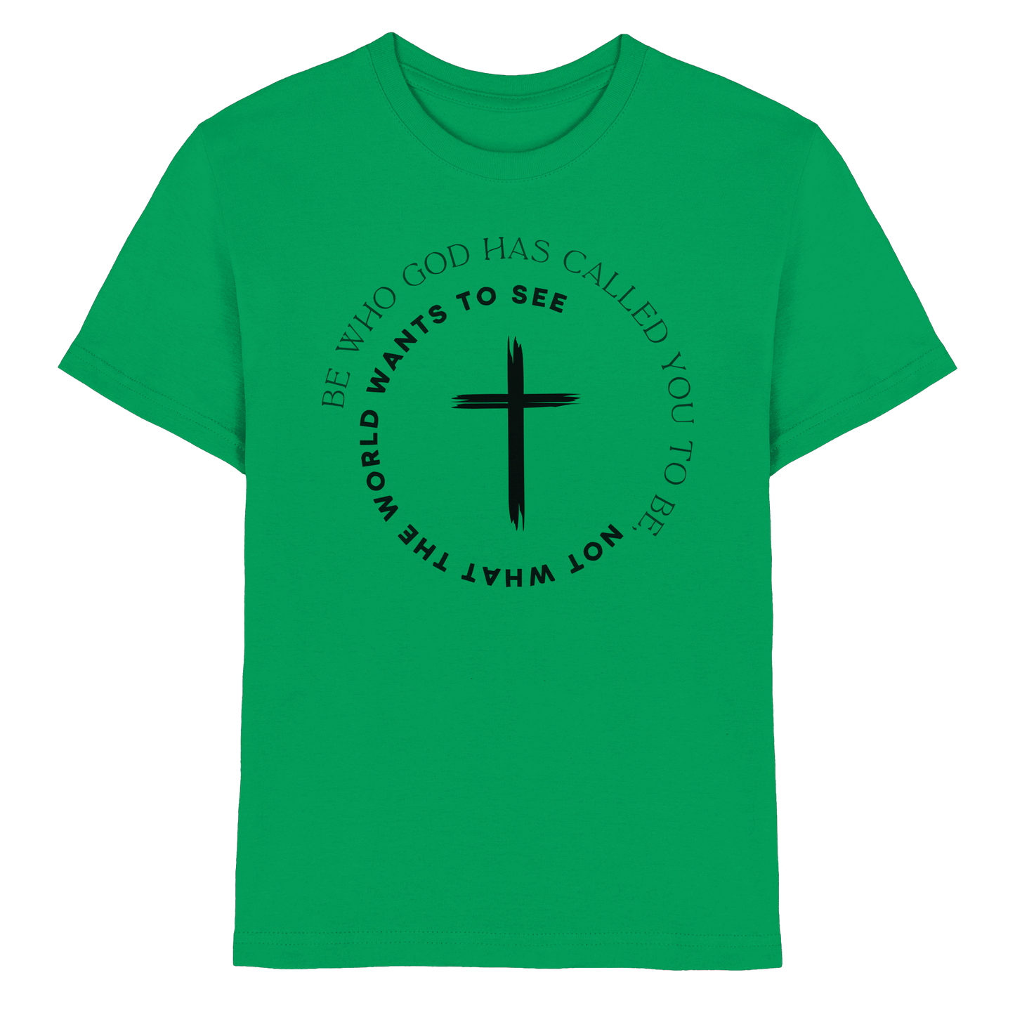 Be Who God Called You To Be – Cross Statement Design - Kids Premium Shirt