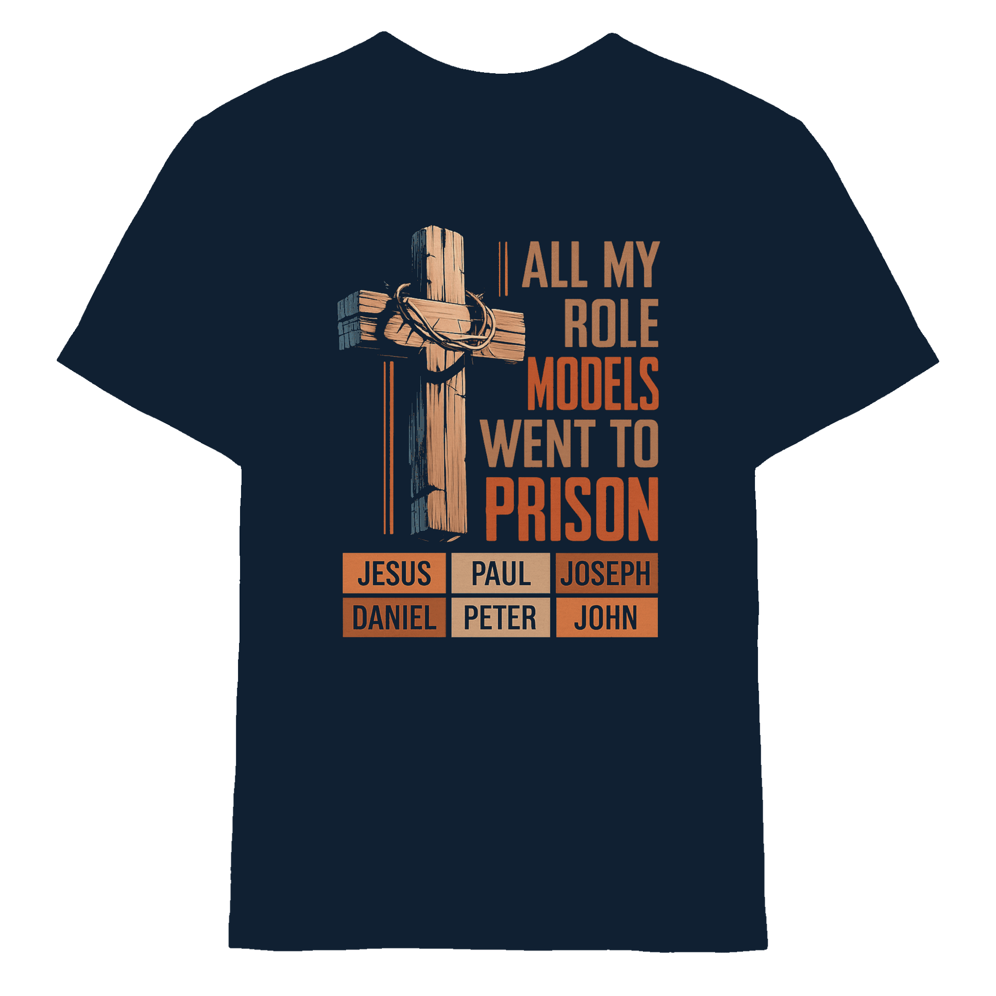 All My Role Models Went to Prison  | Christliches Design - Kids Premium Shirt