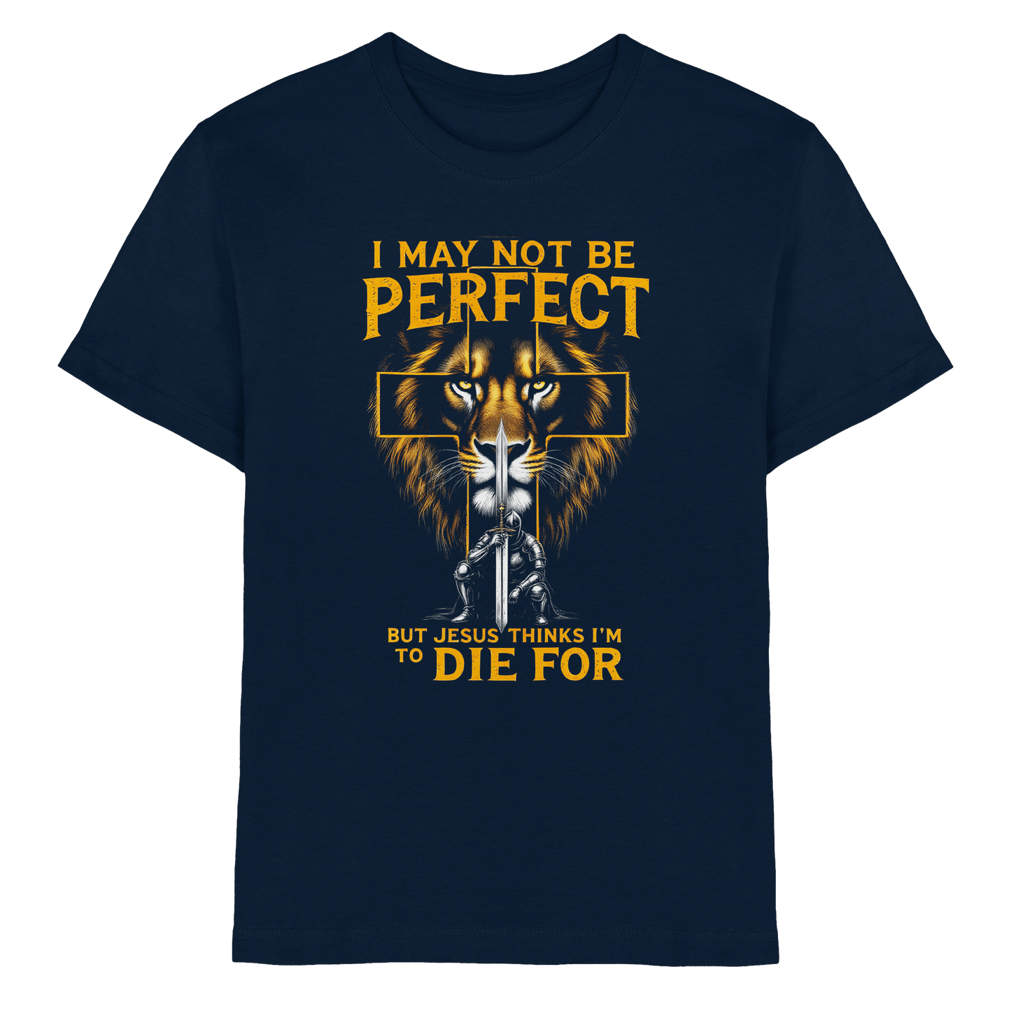 I May Not Be Perfect, But Jesus Thinks I’m to Die For | Christliches Design mit Botschaft der Gnade - Kids Premium Shirt