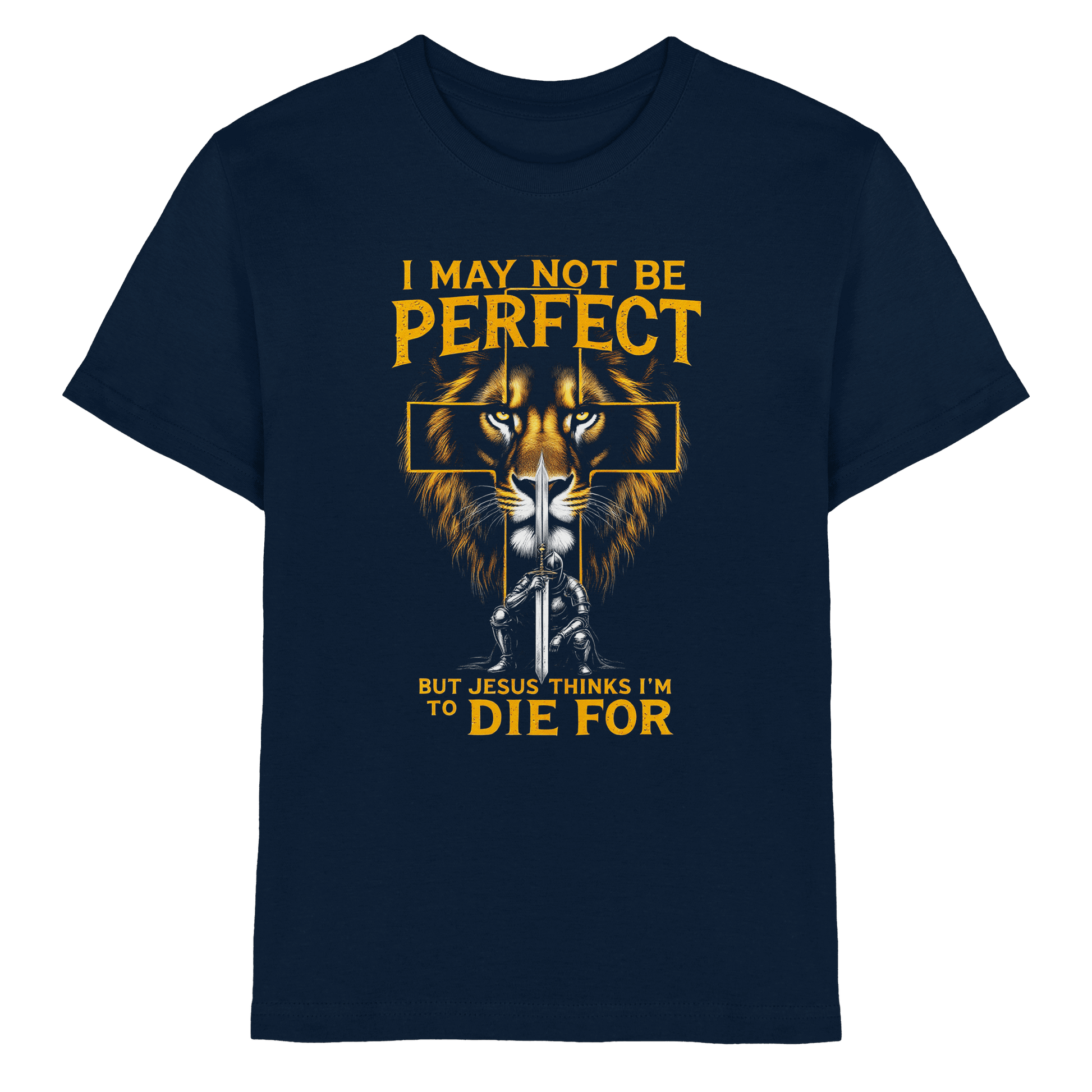 I May Not Be Perfect, But Jesus Thinks I’m to Die For | Christliches Design mit Botschaft der Gnade - Kids Premium Shirt