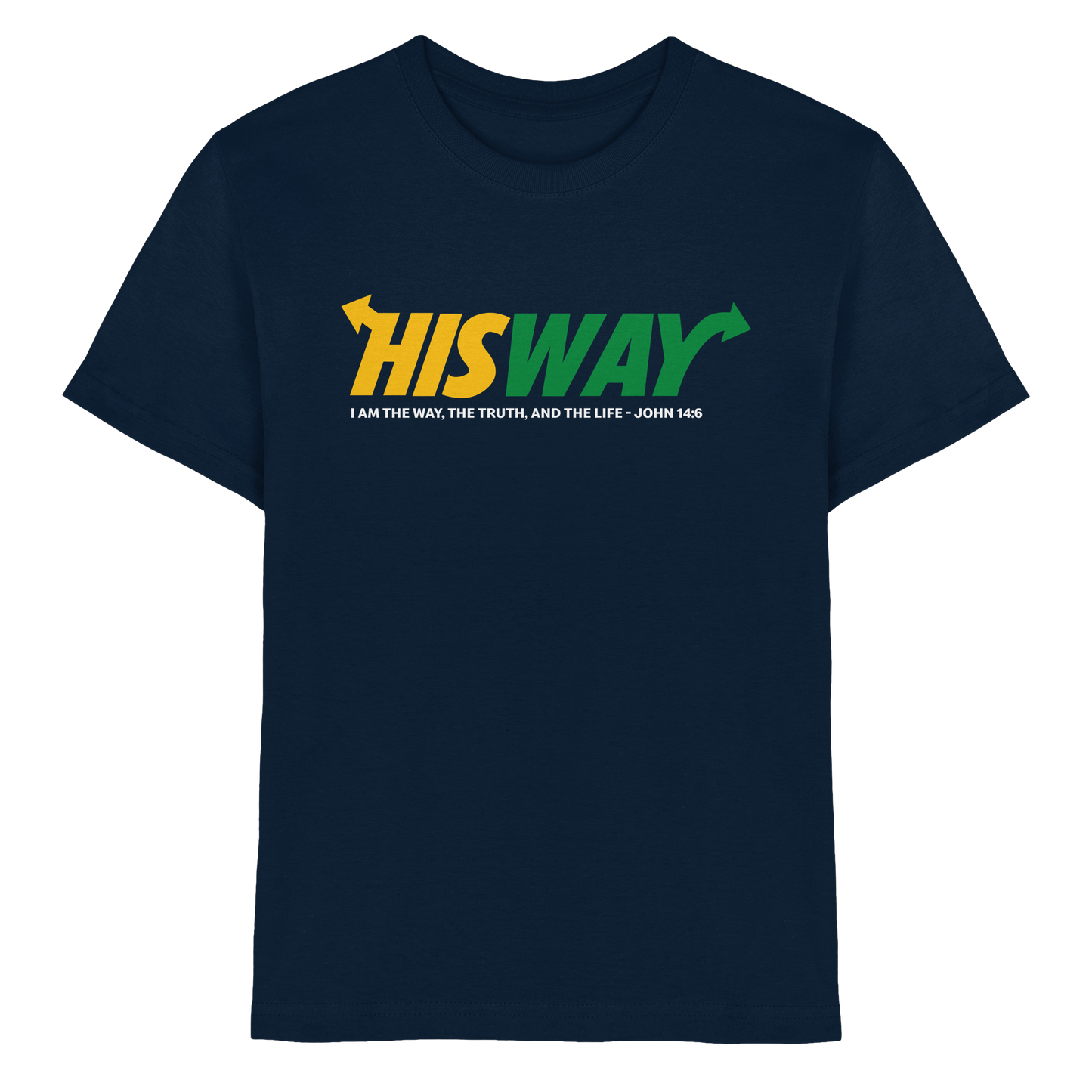 His Way – John 14:6 | Christliches Statement Design mit Johannes 14,6 - Kids Premium Shirt