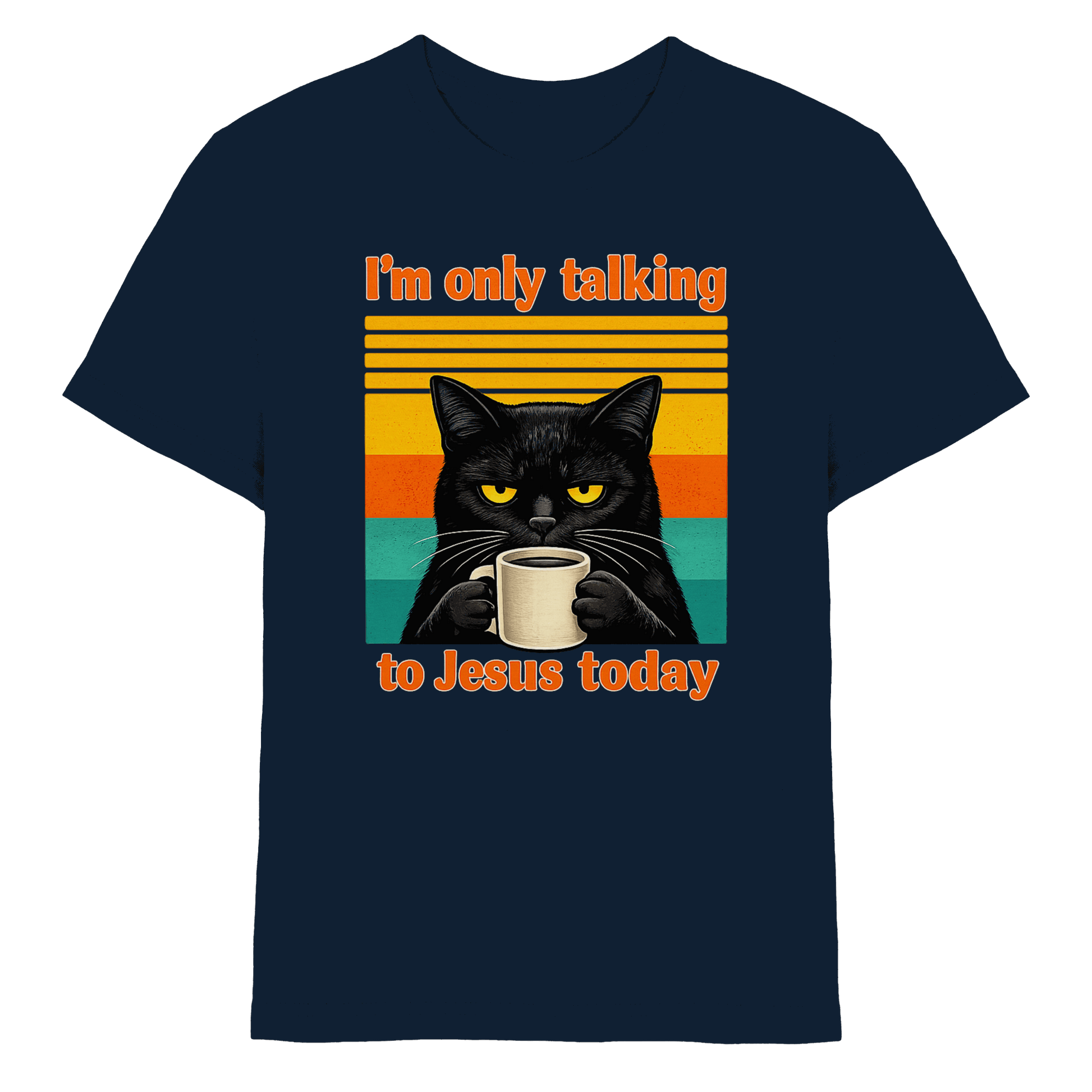 I’m Only Talking to Jesus Today – Grumpy Cat Coffee | Christliches Fun Design - Kids Premium Shirt