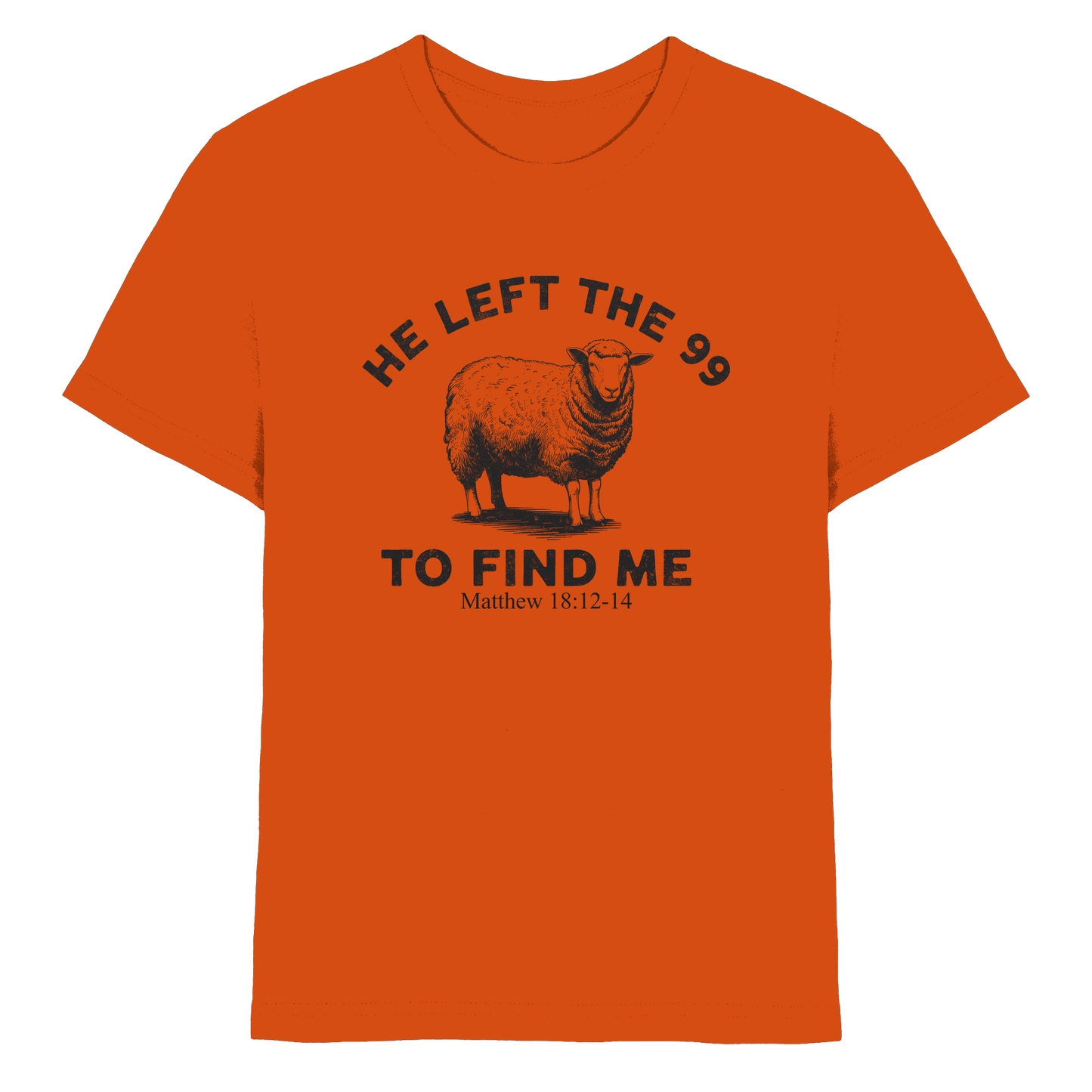 He Left the 99 to Find Me | Persönliches Glaubensbekenntnis - Kids Premium Shirt
