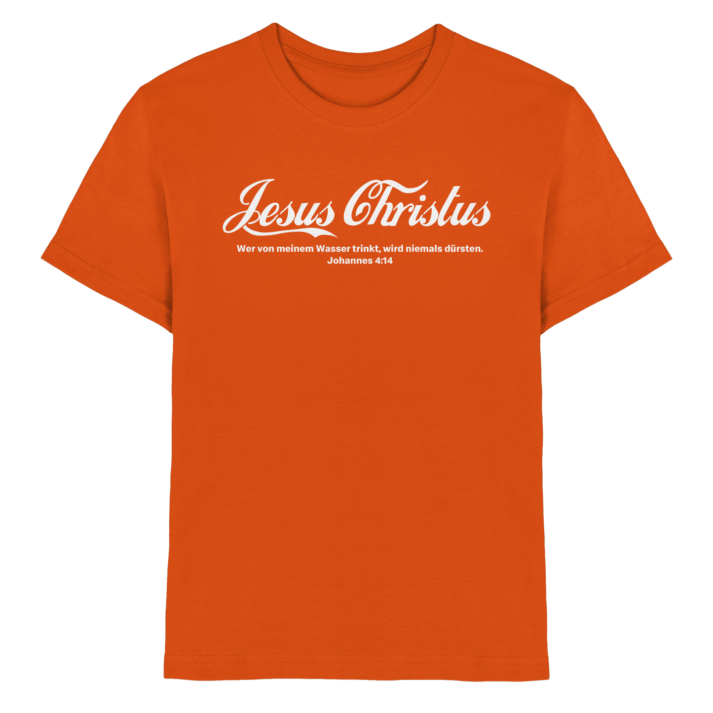 Jesus Christus – Johannes 4,14 | Christliches Statement Design „Lebendiges Wasser“ - Kids Premium Shirt