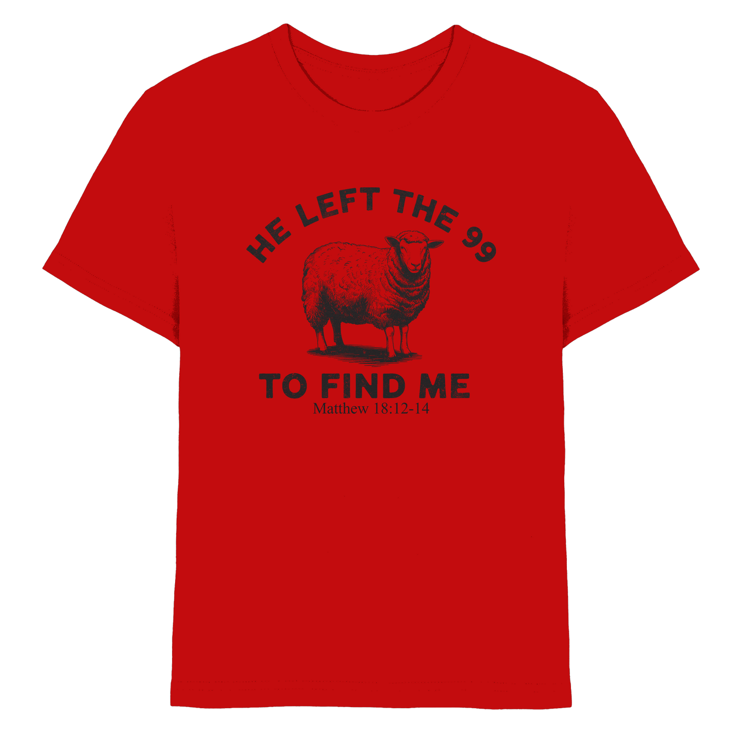 He Left the 99 to Find Me | Persönliches Glaubensbekenntnis - Kids Premium Shirt