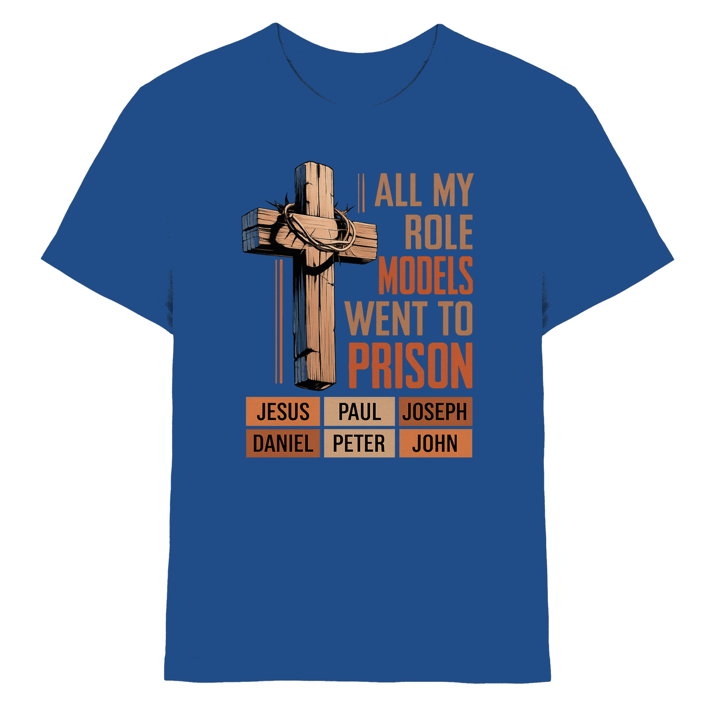 All My Role Models Went to Prison  | Christliches Design - Kids Premium Shirt
