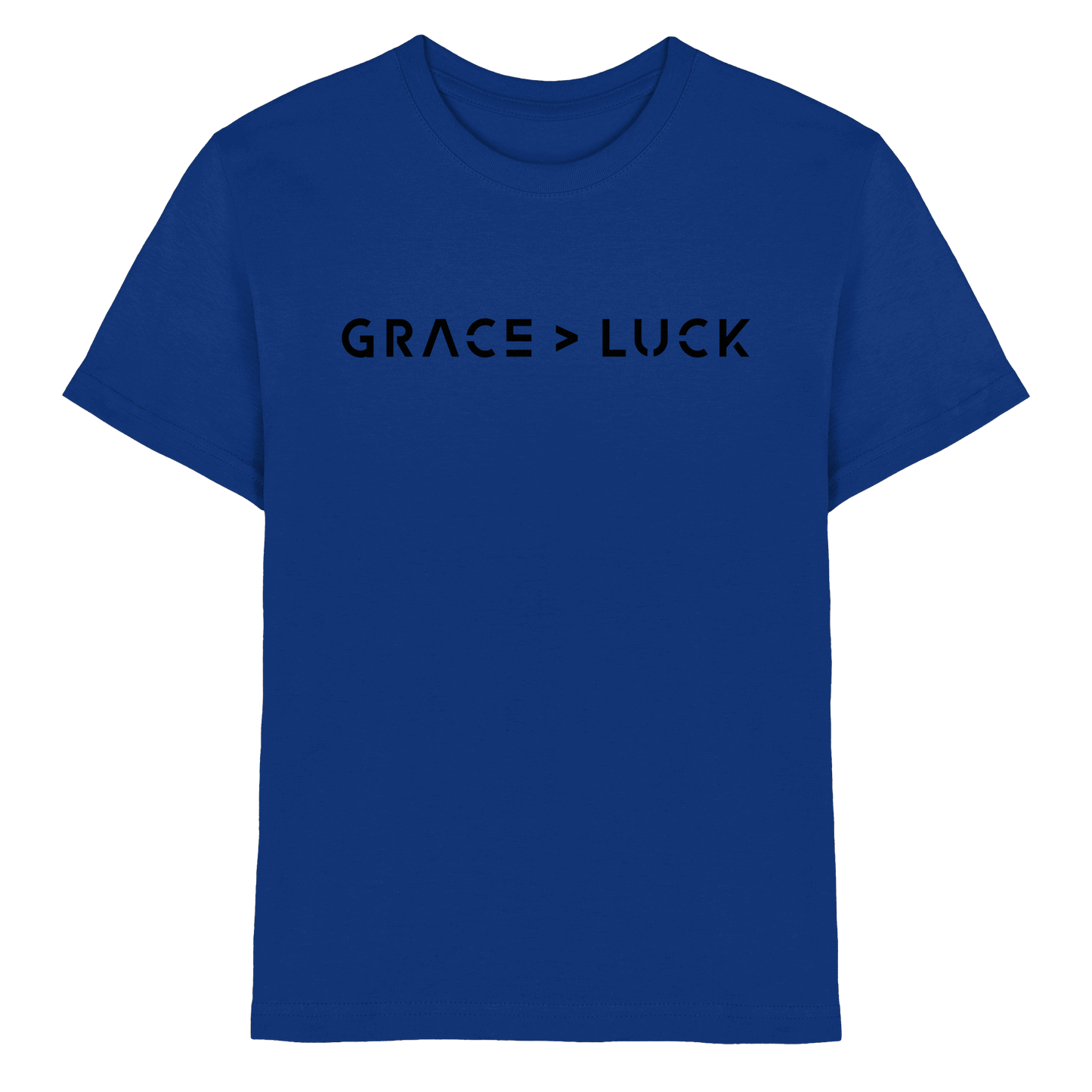 Grace > Luck | Christliches Design über Gottes Gnade - Kids Premium Shirt